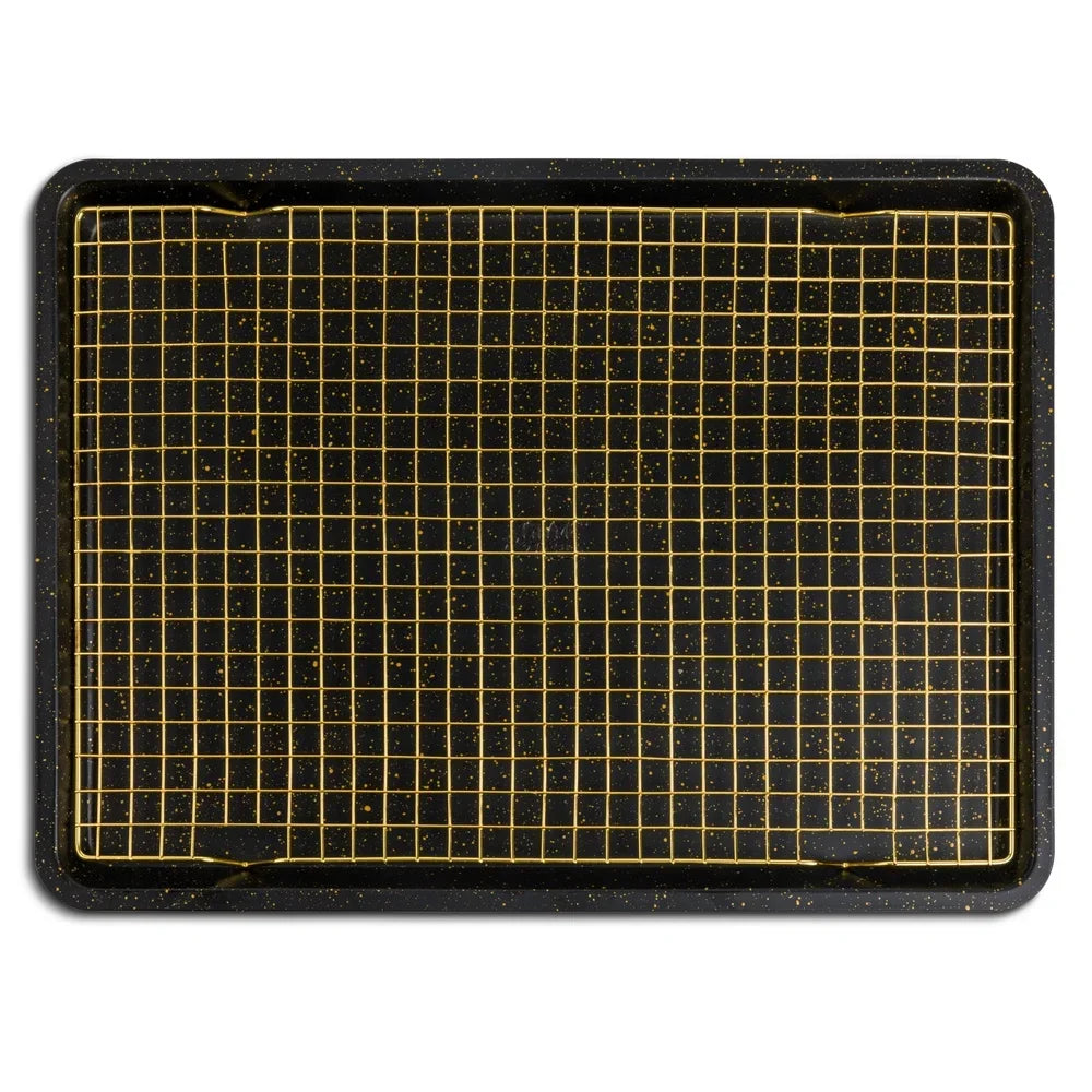 Nonstick Baking Sheet w/ Cooling Rack, Easy Too Clean
