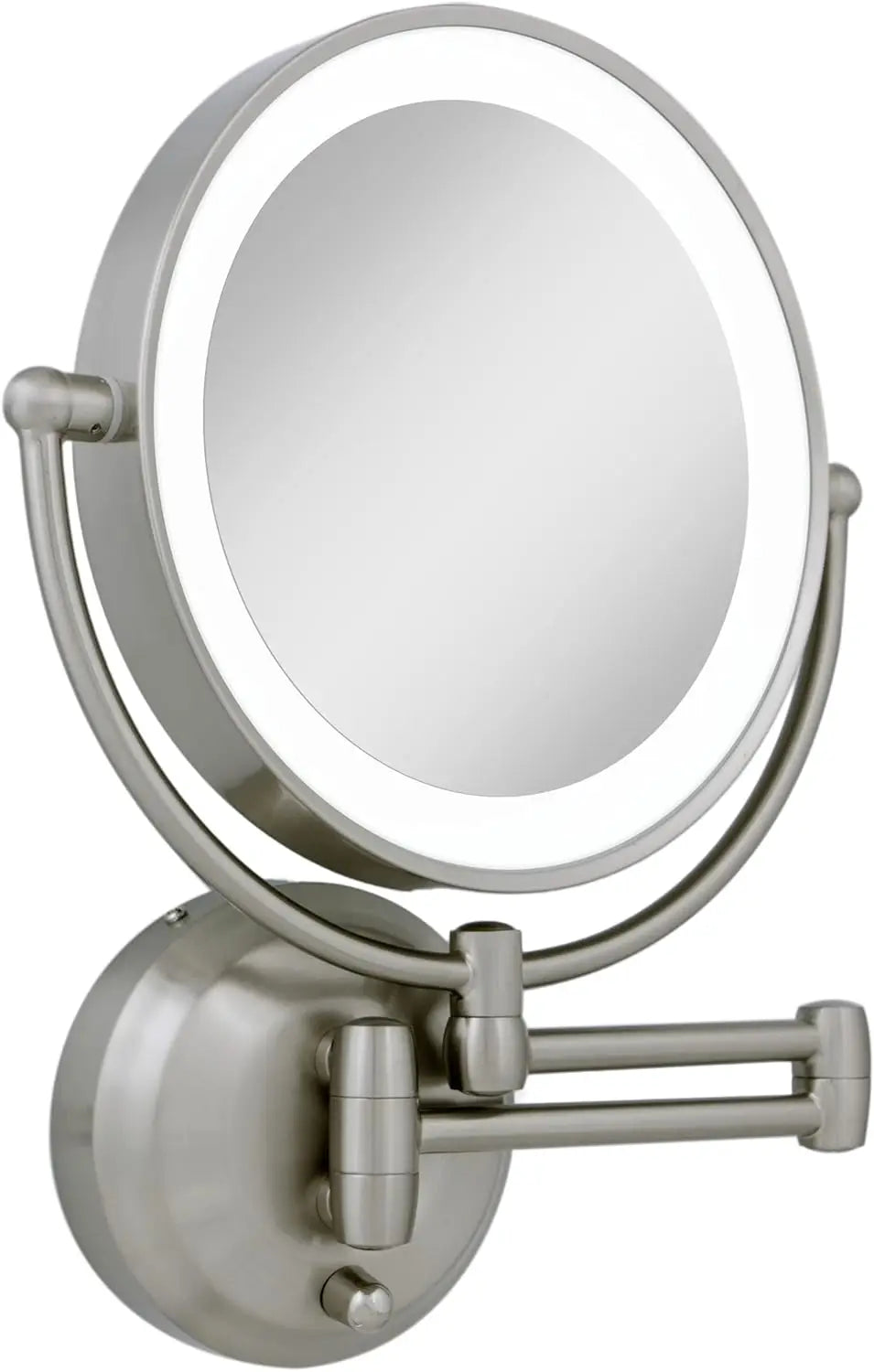 11" LED Wall Mounted Makeup Mirror Cordless or Battery-Operated