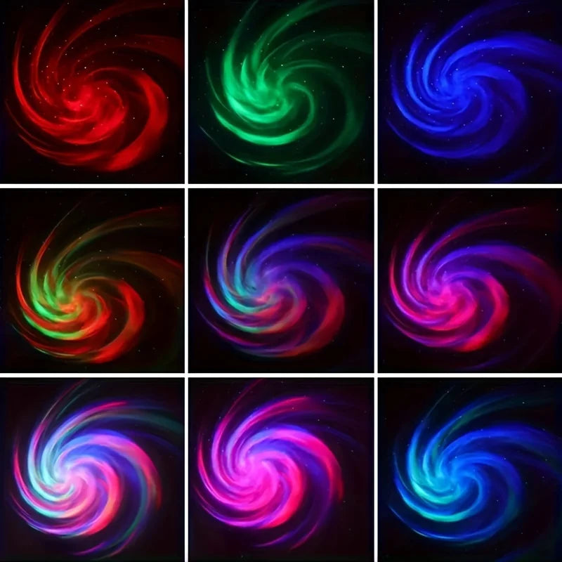 LED Galaxy Projection Light, 2-in-1 Northern Light Projector