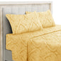 Lux Decor 4-Piece Paisley Bed Sheet Set – Soft Brushed Microfiber Sheets