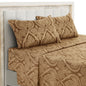 Lux Decor 4-Piece Paisley Bed Sheet Set – Soft Brushed Microfiber Sheets