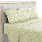 Lux Decor 4-Piece Paisley Bed Sheet Set – Soft Brushed Microfiber Sheets