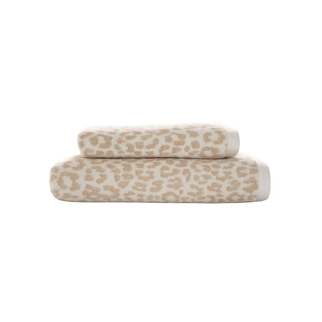 Leopard Print Bath Towel – Soft, Absorbent,
