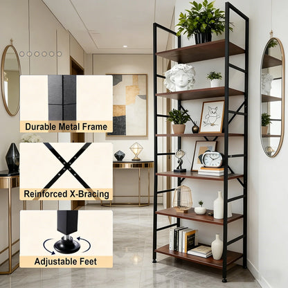 Heavy Duty 5/6-Tier Metal Storage Shelving Unit
