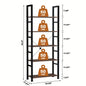Heavy Duty 5/6-Tier Metal Storage Shelving Unit