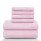 LUX Décor Sheet Set – 6 Piece Ultra-Soft Microfiber Bed Sheets with Flat Sheet, 16 Inches Deep Pocket Fitted Sheet