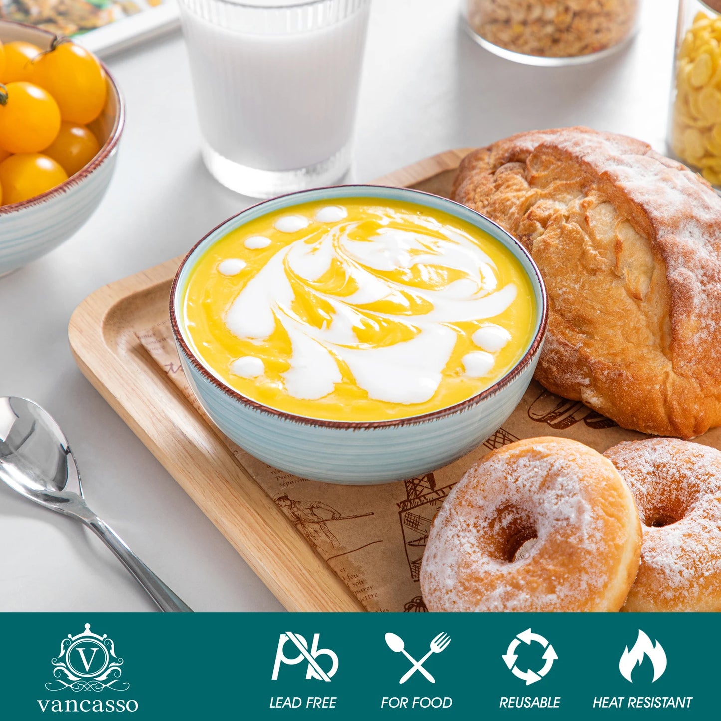 Porcelain Vintage  Ceramic Bowl Set