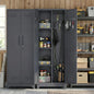 Professional Garage Tool Storage Cabinet Heavy Duty Lockable Adjustable Shelves Waterproof