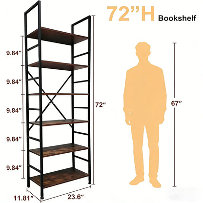 Heavy Duty 5/6-Tier Metal Storage Shelving Unit