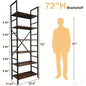 Heavy Duty 5/6-Tier Metal Storage Shelving Unit