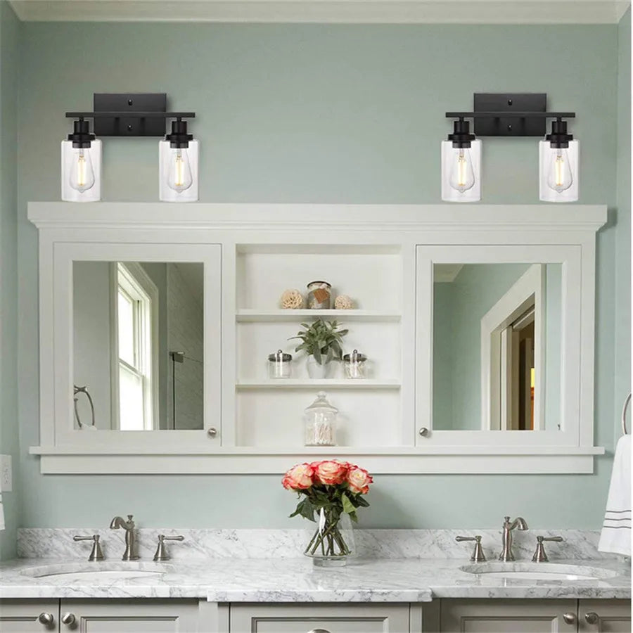 Indoor Mirror Bathroom Wall Lights Ins Modern Glass Wall Lamp