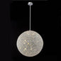Modern round ball Iron Chandelier lamp crystal lighting