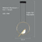 Modern LED Gold Magpie Bird Ceiling Chandelier