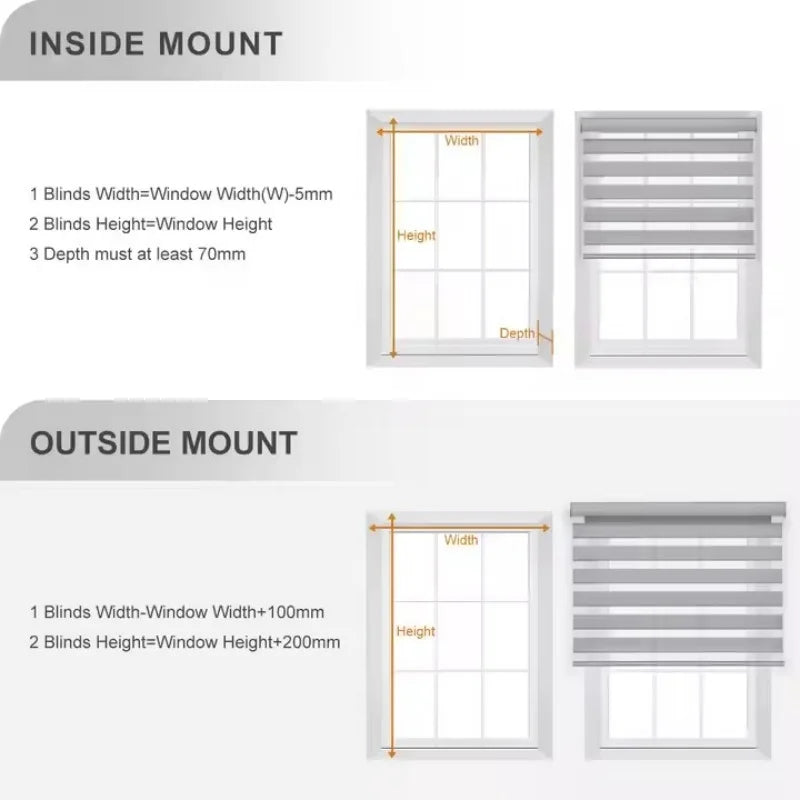 2025Customizable Blinds Polyester Fabric Horizontal Wi-Fi Control Wireles