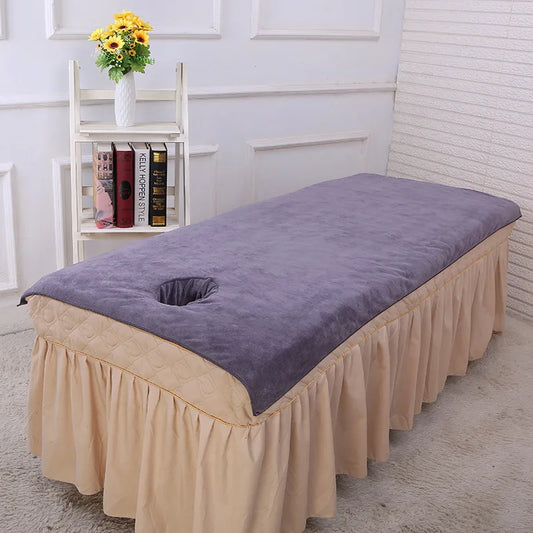 Beauty Salon Bath Towel Bed W / Hole Massage Sheet Physiotherapy Big