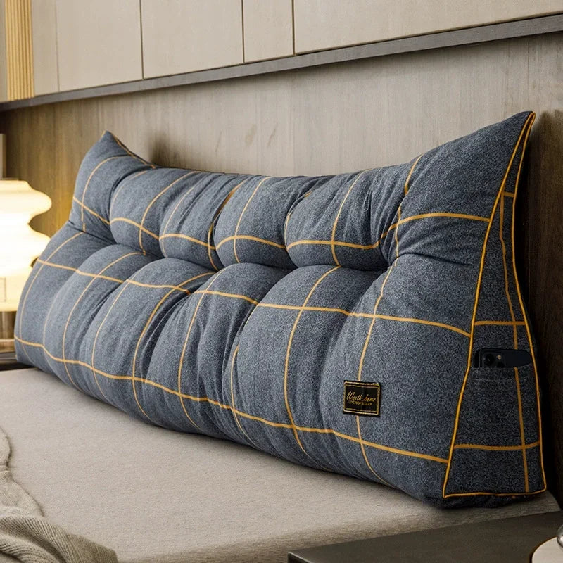 Removable Large Bed Backrest Cushion Ergonomic Triangular