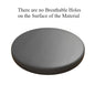 Premium Memory Foam Round Cushion PU Leather