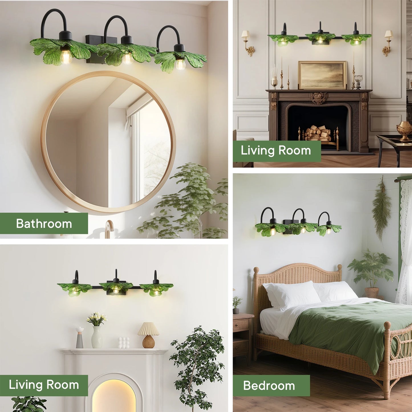 35in Vintage Bathroom Vanity Light Fixtures Medieval Wall Sconce Lamp