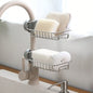 Faucet Sponge Holder for Kitchen Sink, Sponge Drain Rack, Stainless Steel