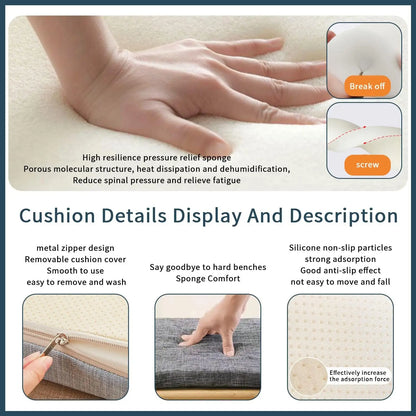 Custom Bench Cushions Backrest Cushions Set Chair Sofa Pads Patio