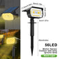 LED Solar Landscape Lights Outdoor Waterproof W / 3 Modes for Yard Lawn Walkway