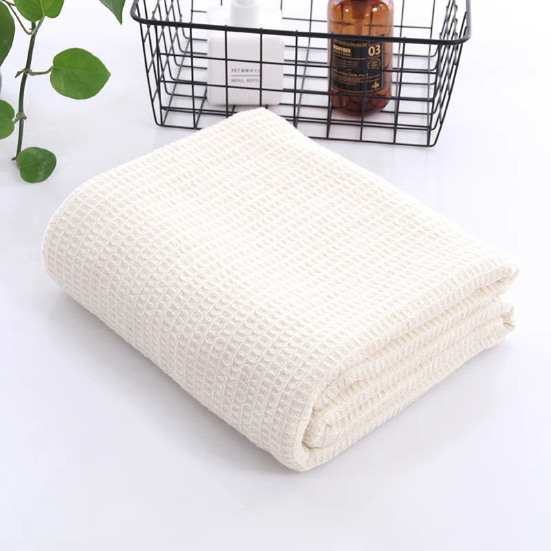 Waffle Bath Sheet Body Towel for Adults, Bath Towel