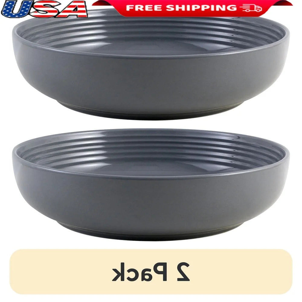 2/ Stoneware Dinner Bowls Dishwasher Safe Microwave Safe