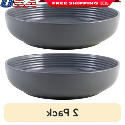 2/ Stoneware Dinner Bowls Dishwasher Safe Microwave Safe