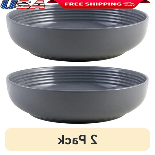 2/ Stoneware Dinner Bowls Dishwasher Safe Microwave Safe