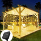 Outdoor Solar Curtain Light 3x3M 300Leds Holiday Decorations Garland