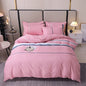 3 Pieces Luxury Striped Duvet Covers Soft Set Thickened Breathable Bedding Sets