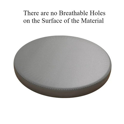 Premium Memory Foam Round Cushion PU Leather