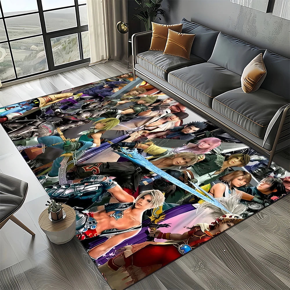 2025 New Style Final Fantasy Games Cloud Tifa Aerith Carpet