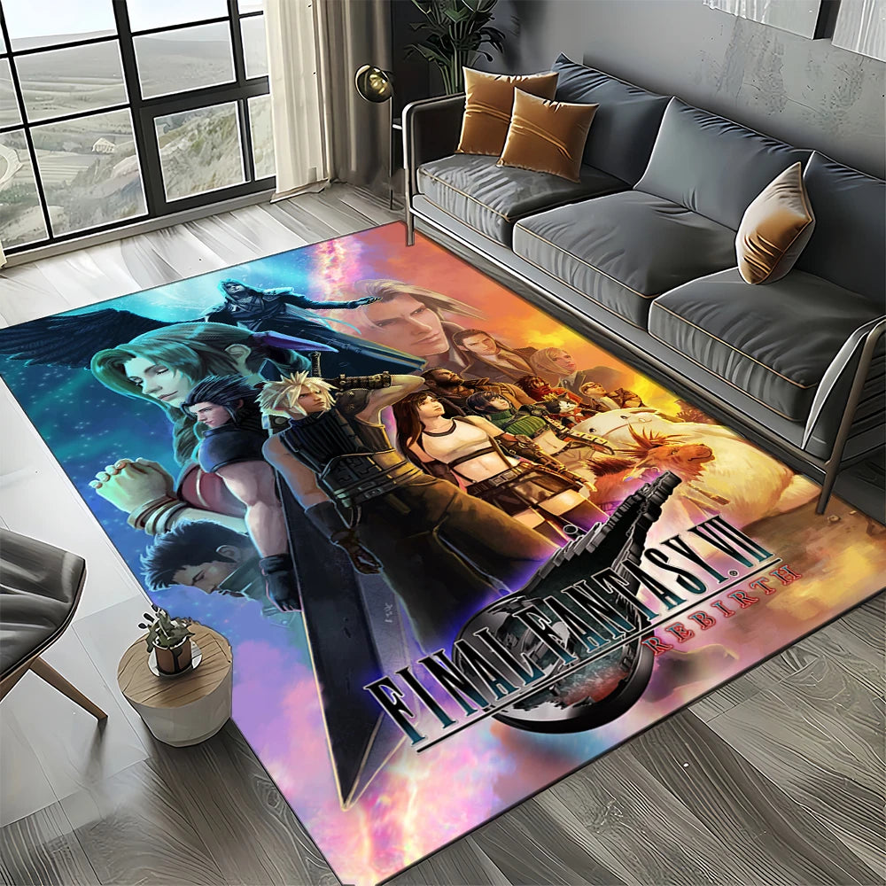 2025 New Style Final Fantasy Games Cloud Tifa Aerith Carpet
