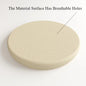 Premium Memory Foam Round Cushion PU Leather