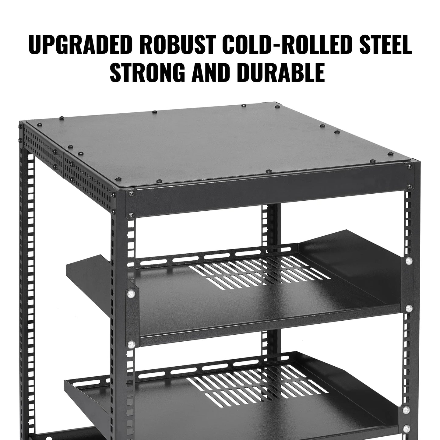 VEVORServer Rack with Adjustable Depth,