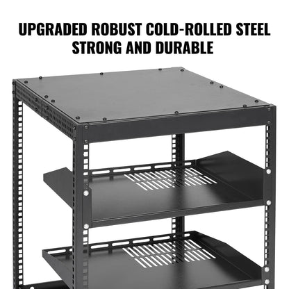 VEVORServer Rack with Adjustable Depth,