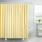 Striped Shower Curtain, Colorful White Modern Fashion