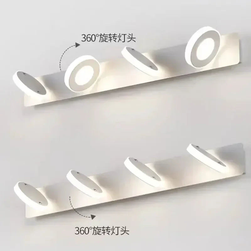 Wall Lamp LED Mirror Front Lamp Bathroom Bedroom Makeup Lights