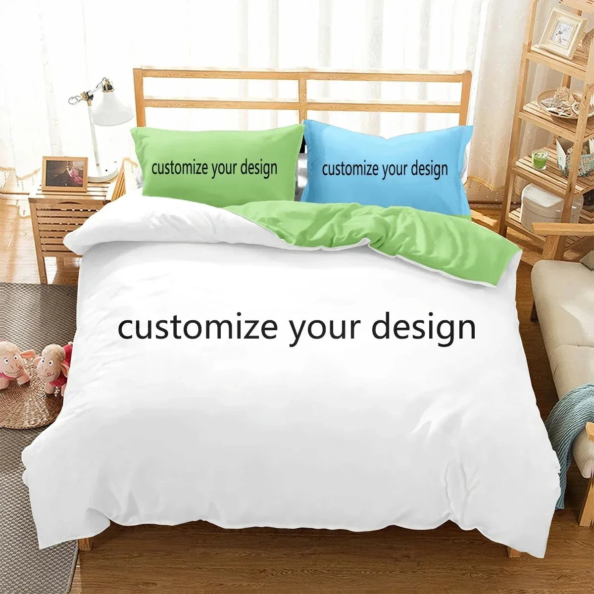 New Custom Bedding Set Customized 3D Printed Duvet Cover Sets with Pillowcase