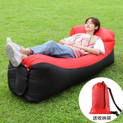 Portable Camping Lazy Inflatable Sofa Air Cushion PVC Lounger
