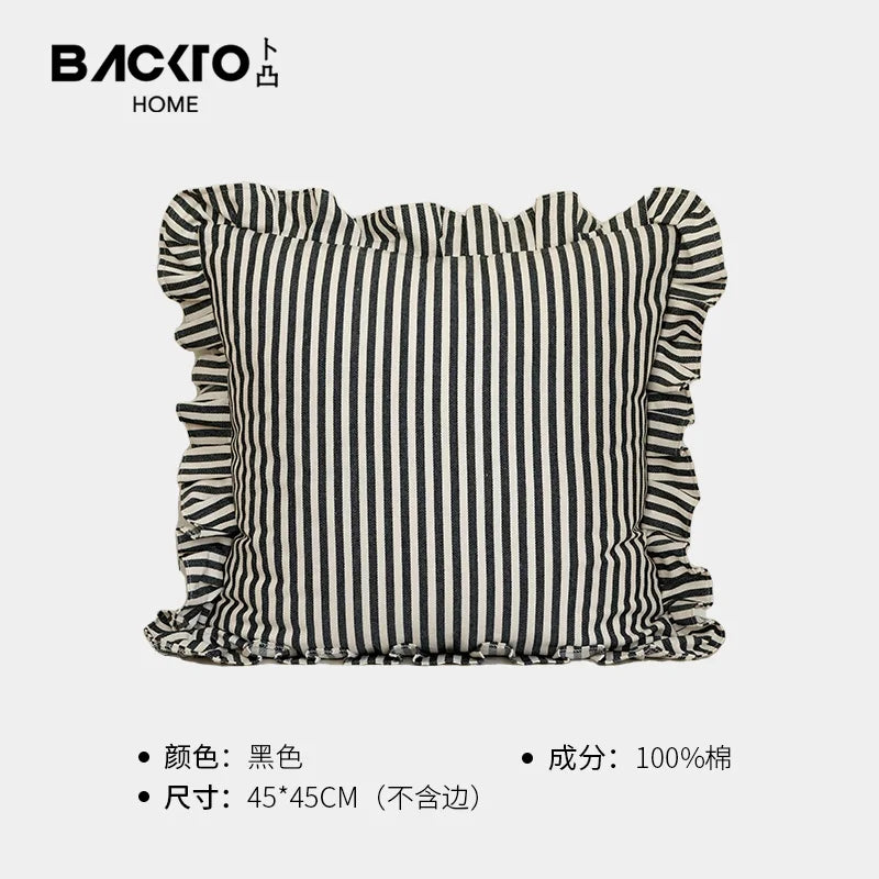 Candy Series 100% Cotton Pillowcase Nordic Style Sofa Living Room