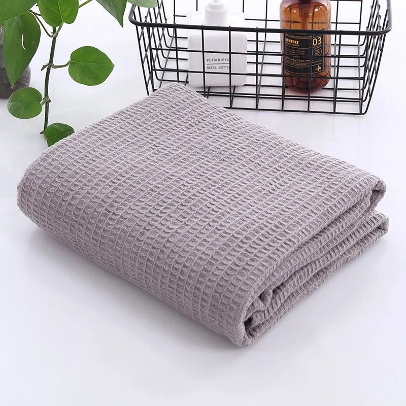 Waffle Bath Sheet Body Towel for Adults, Bath Towel