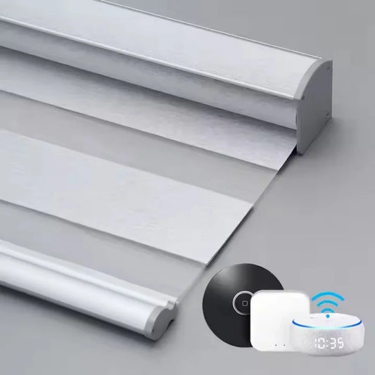 2025Customizable Blinds Polyester Fabric Horizontal Wi-Fi Control Wireles