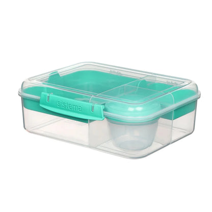 Lunch Box W / Yogurt Pot Microwave Safe Freezer Locking Clip