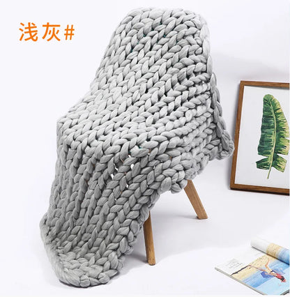 Handmade Chunky Knit Blanket Large