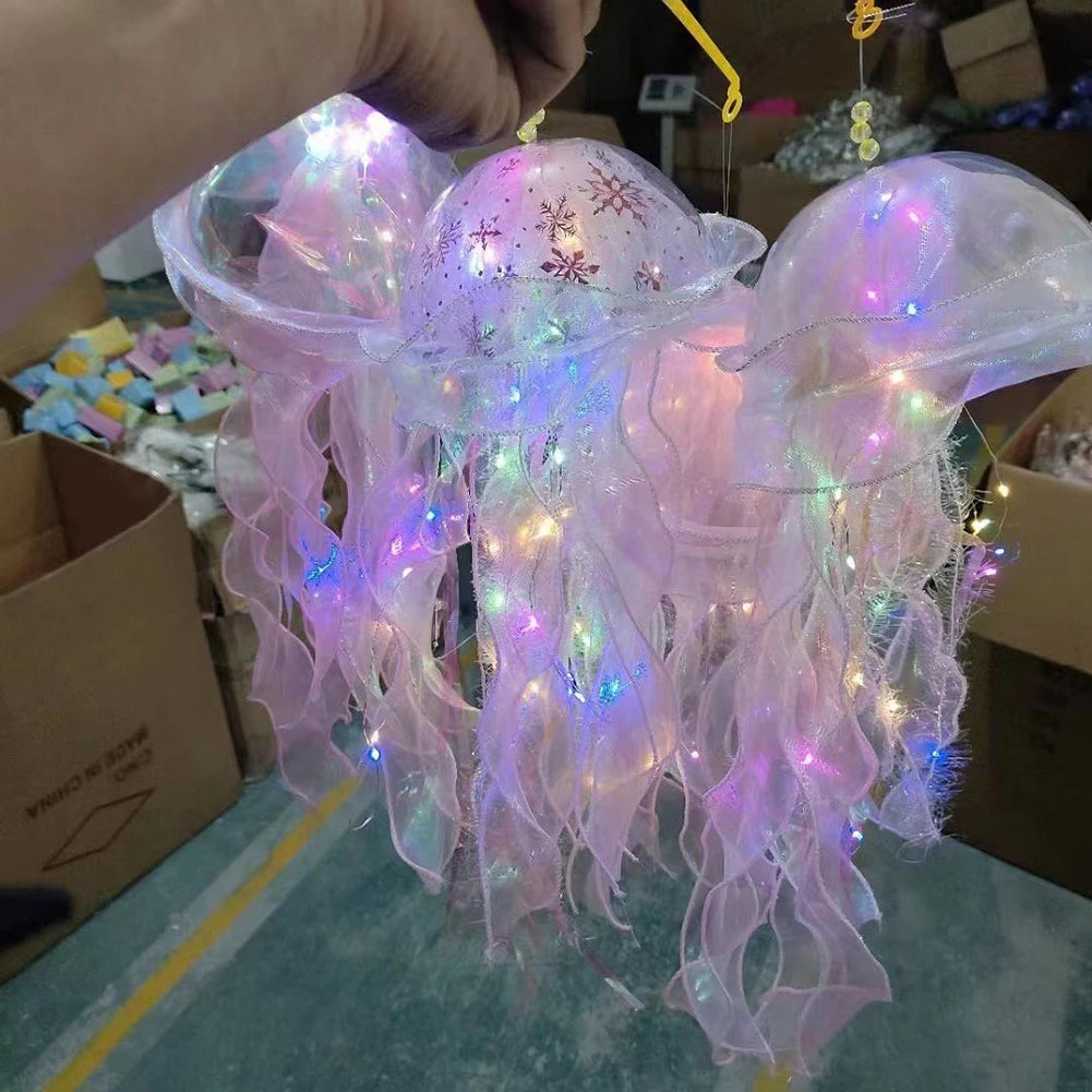 Jellyfish Atmosphere Night Light Lantern Realistic