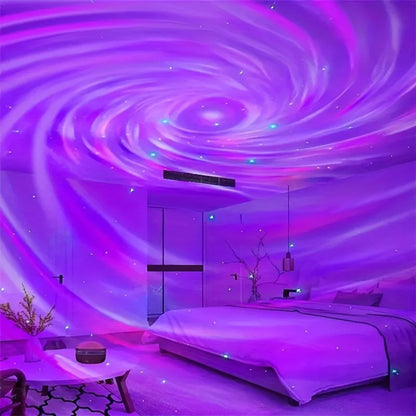 LED Galaxy Projection Light, 2-in-1 Northern Light Projector
