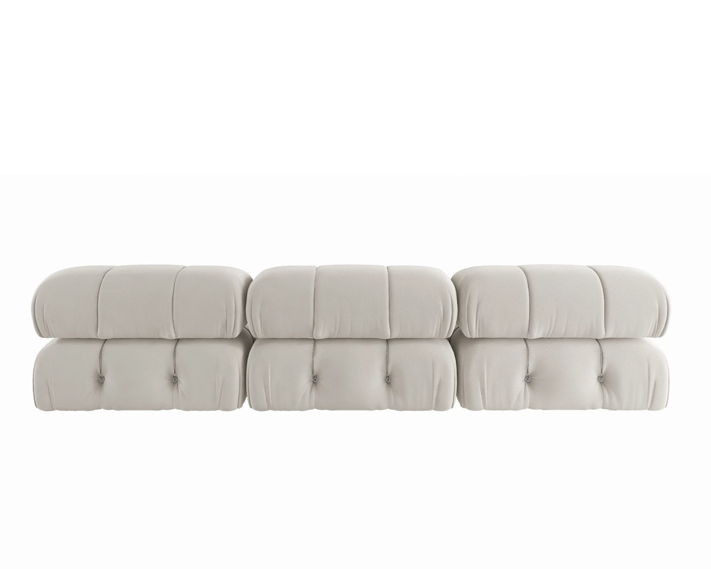104" Minimalist Modular Sectional Sofas 3 Seats Sofa Sets for Office Apartment