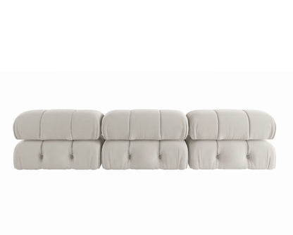104" Minimalist Modular Sectional Sofas 3 Seats Sofa Sets for Office Apartment
